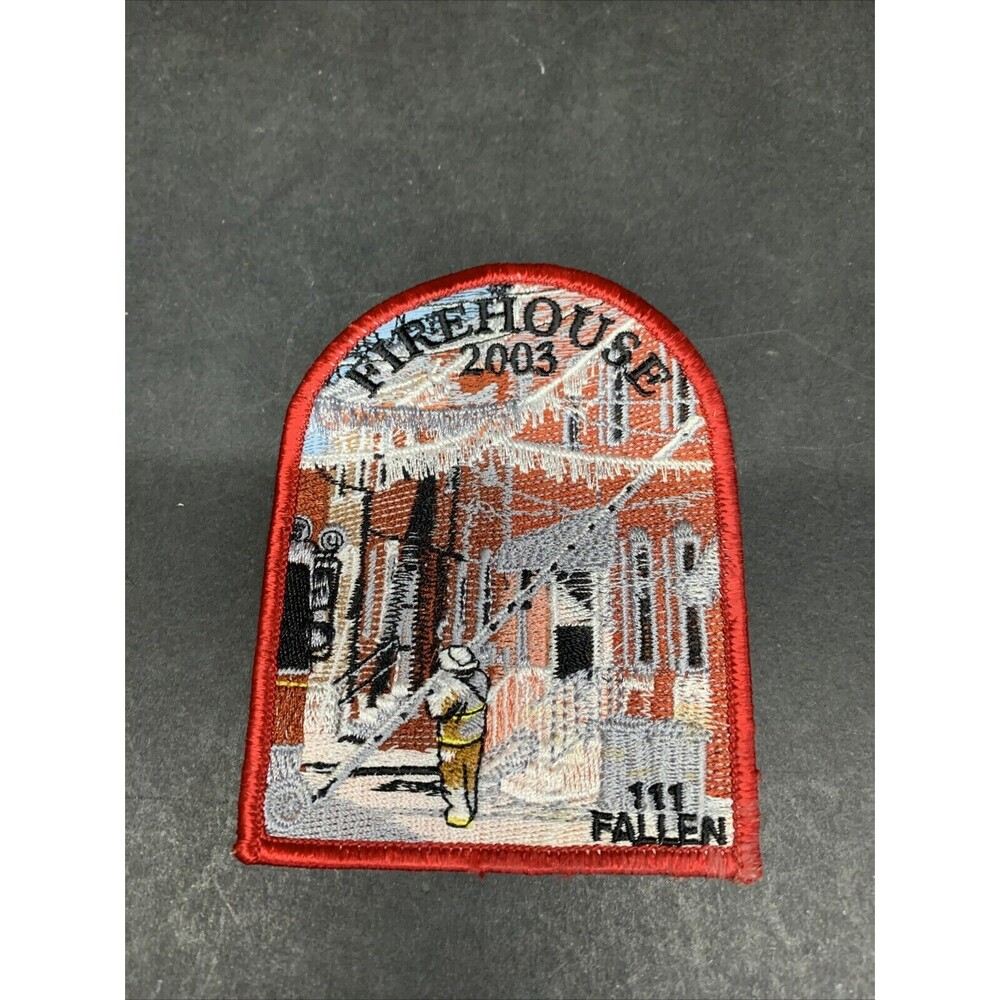 Firehouse Magazine 2003 111 Fallen Fire Department Patch No State Affiliation